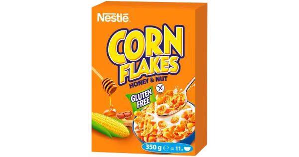 Nestlé corn flakes honey&nuts 350g gluteenivaba