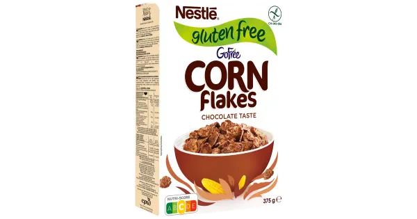 Nestlé GoFree Chocolate gluteenivabad shokolaadimaitselised maisihelbed, 375 g