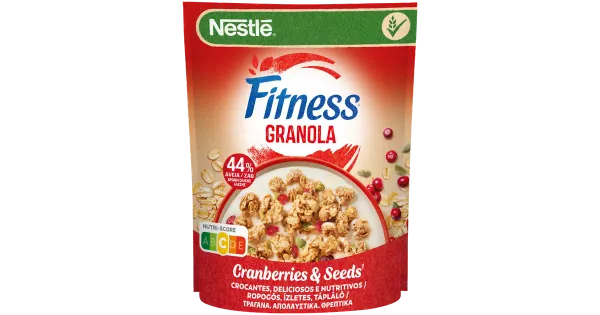 Nestle müsli Fitness Granola Cranberries & Seeds 300g