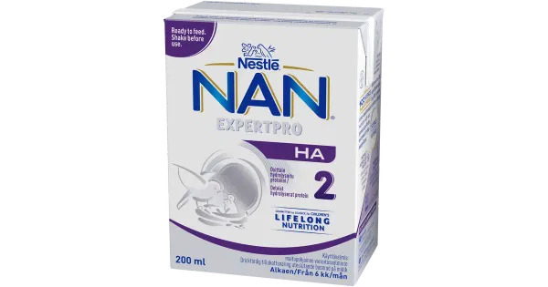Nestle Nan Ha 2 jätkupiimajook 200 ml, alates 6-elukuust