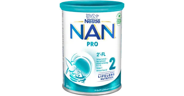 Nestle Nan Pro 2 Piimal põhinev jätkupiimasegu 800 g, alates 6-elukuust