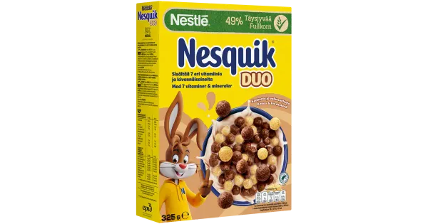 Nestlé Nesquik kakaohelbed valge šokolaadiga 325 g