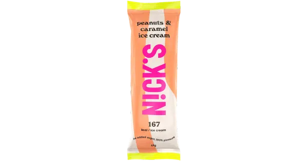 Nick’s Maapähkli-Karamellijäätis 49 g/70 ml