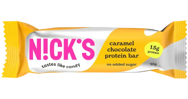 Nick's proteiinibatoon Karamell-šokolaad 50 g