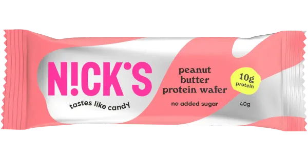 Nick's proteiinivahvlibatoon Maapähklivõi, gluteenivaba 40g