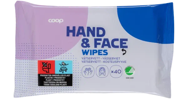 Niisked salvrätid Coop kehale ja näole 40tk
