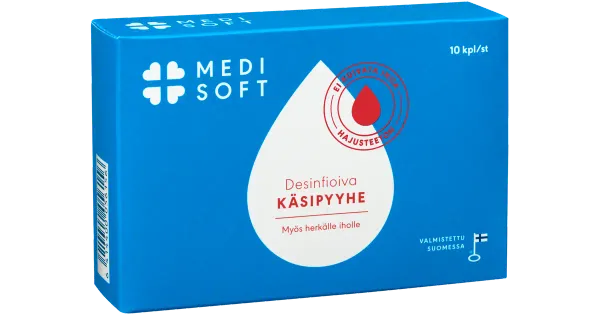 Niisked salvrätid Medisoft desifintseerivad 10tk