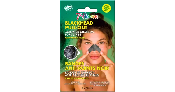 Ninapuhastusplaastrid Montage Jeunesse 7th Heaven 3tk aktiivsüsi
