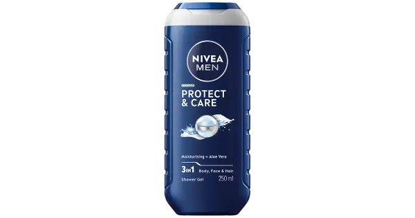 Nivea dušigeel Protect&Care meeste 3in1 250ml
