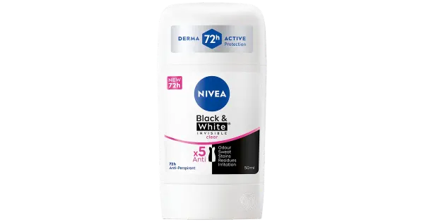 Nivea pulkdeodorant Black&White Clear 48h 50ml
