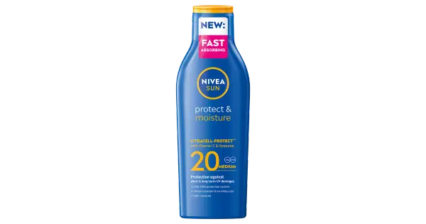 Nivea Sun päevituspiim niisutav SPF20 200ml