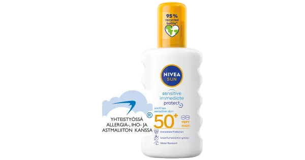 Nivea Sun SPF50+ päikesekaitse sprei 200ml
