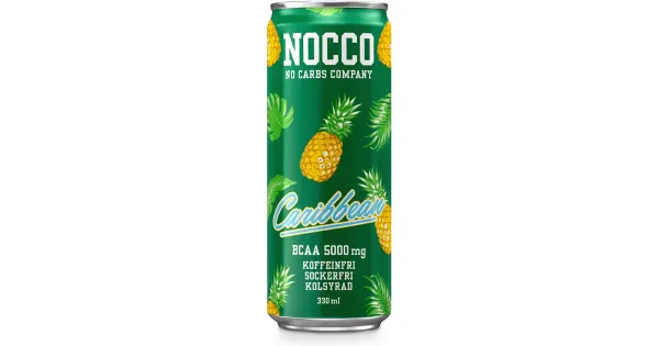 NOCCO BCAA+ Kariibi mere stiilis kofeiinivaba energiajook 330ml
