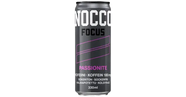 NOCCO FOCUS granadillimaitseline karboniseeritud energiajook 330 ml