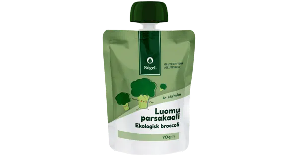 Nogel brokolipüree, ökoloogiline, 4k, 70 g