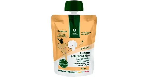 Nogel pastinaagipüree lillkapsaga, ökoloogiline, 4k, 70 g