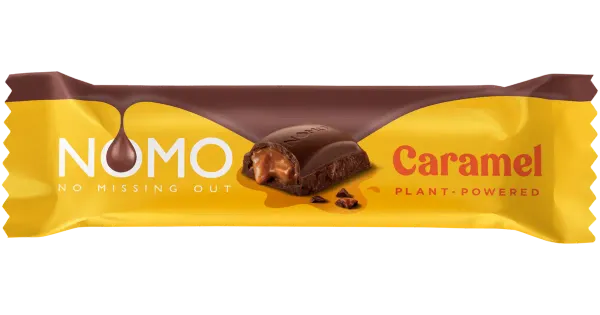 NOMO Vegan & Free 38g Karamellibatoon
