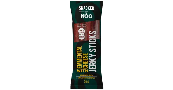 Nõo Emmental Cheese Jerky Sticks 70 G