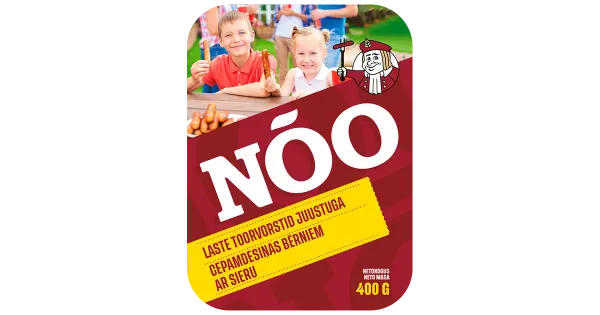 Nõo Laste toorvorstid juustuga 400g