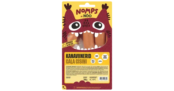 Nõo Nomps kanaviinerid 250g