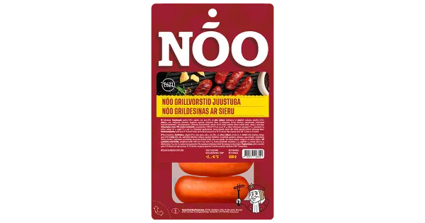 Nõo Nõo Grillvorstid Juustuga 360 G