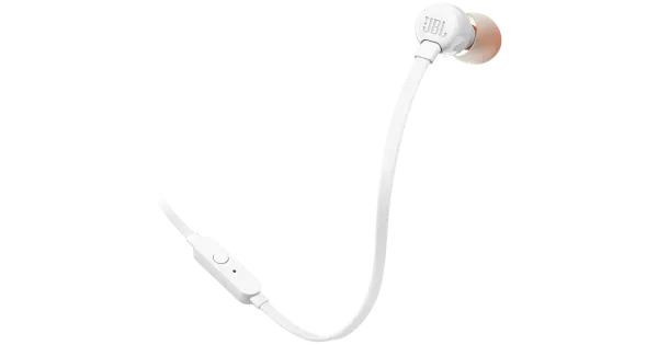 Nööpkõrvaklapid JBL Tune 110 valge