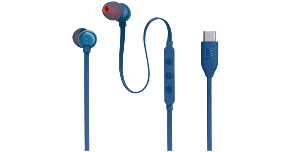 Nööpkõrvaklapid JBL Tune 310C sininen