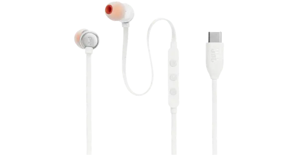 Nööpkõrvaklapid JBL Tune 310C valge