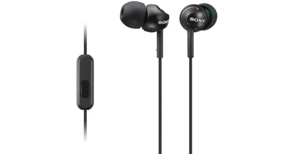 Nööpkõrvaklapid Sony MDR-EX110APB must