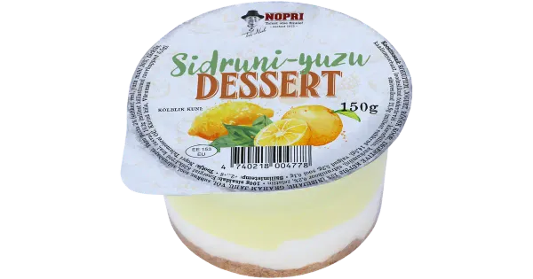 Nopri dessert sidruni-yuzu, 150 g