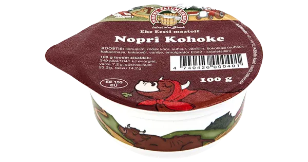 Nopri Kohoke šokolaadiga, 100 g