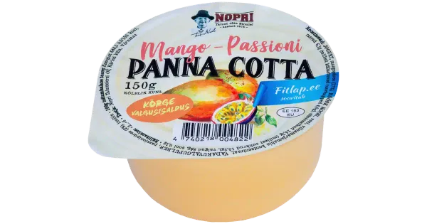 Nopri Panna Cotta mango-passioni, 150 g