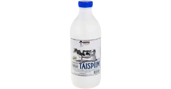Nopri Täispiim pastöriseeritud 3.8-4.4% 1L