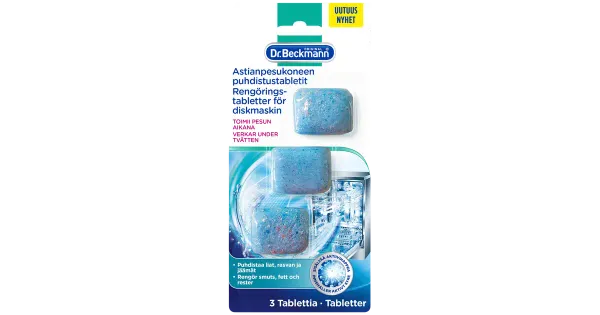 Nõudepesumasina puhastustabletid Dr.Beckmann 3x20g