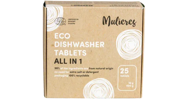 Nõudepesumasina tabletid Mulieres Allin1 Eco 25tk
