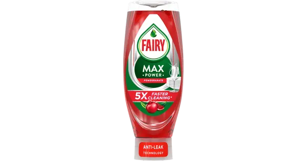 Nõudepesuvahend Fairy Max Power granaatõun 660ml
