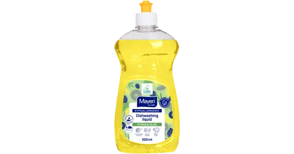Nõudepesuvahend Mayeri Citrus ja Olive hüpoallergeenne 500ml