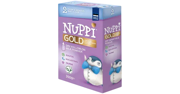 Nuppi Gold 2 jätkupiimasegu, 350g, alates 6-elukuust