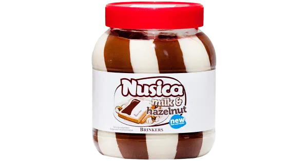 Nusica duo piima-metspähklikreem, 750g