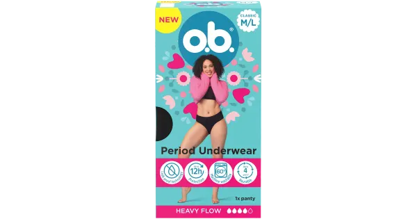 Menstruatsioonipesu  M/L, O.B., 1 tk