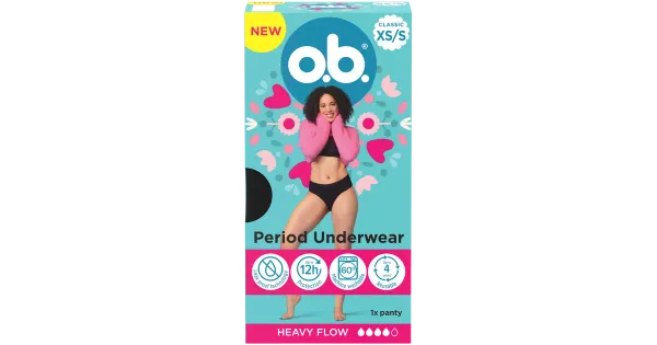 Menstruatsioonipesu  XS/S, O.B., 1 tk