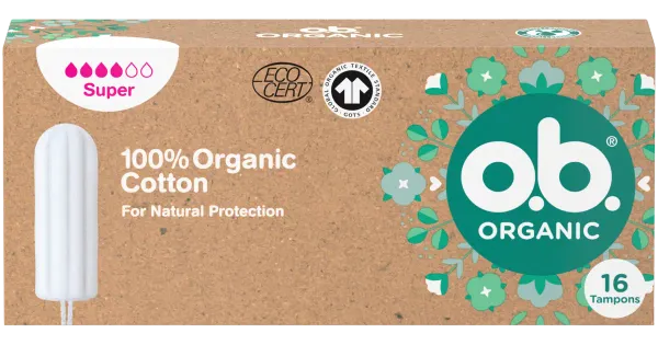 O.B. organic super tampoon 16tk