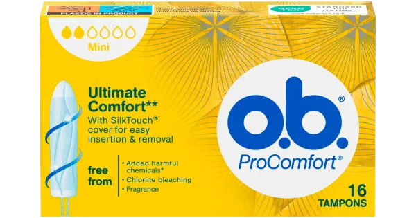 O.B. Pro Comfort Mini tampoonid 16tk