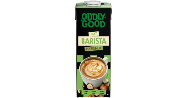 Oddlygood Barista kaerajook sarapuupähkli maitseline, gluteenivaba, UHT 1l