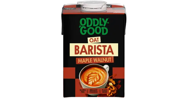 Oddlygood Barista kaerajook vahtrasiirupi-kreekapähkli maitsega, gluteenivaba, 500ml