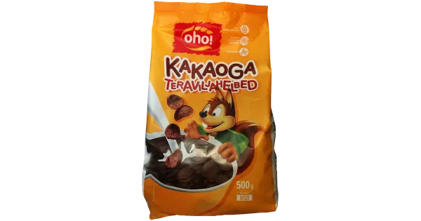 Oho kakaoga teraviljahelbed 500 g