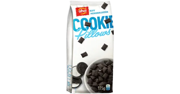 Oho kuiv hommikusöök cookie pillows 175g