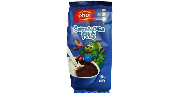 Oho paisutatud riis šokolaadiga 150 g