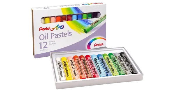 Õlipastellid 12v pentel arts