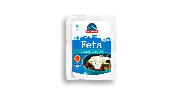 Olympus fetajuust PDO, madala soola sisaldusega, 150 g